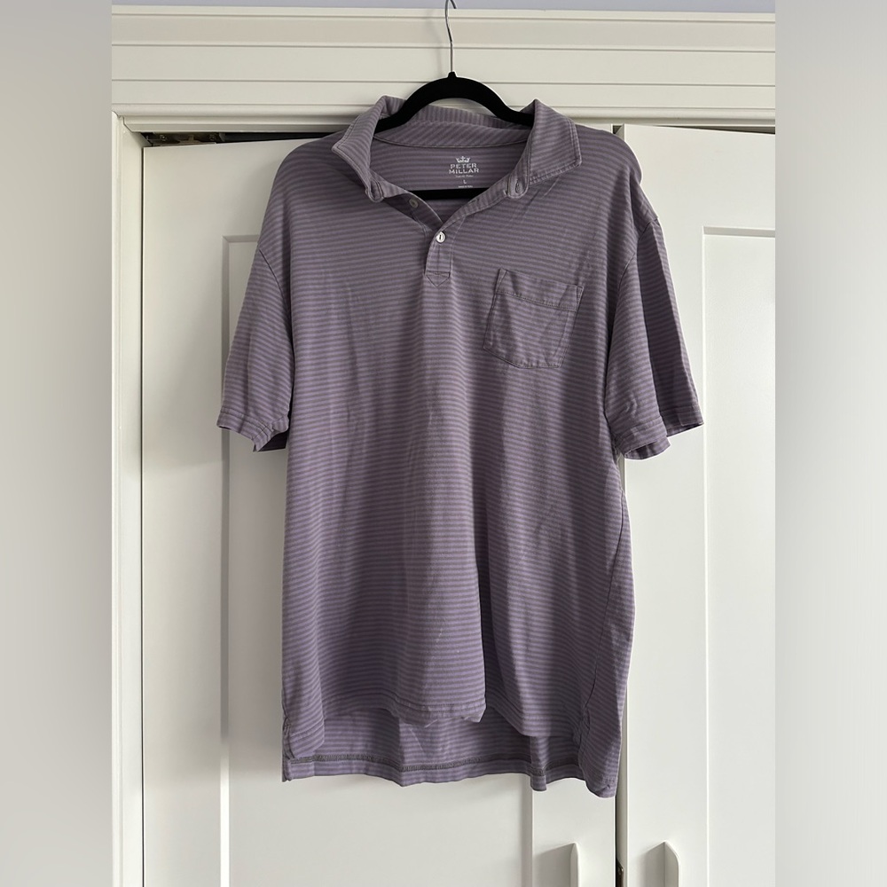 Peter Millar men’s golf polo striped